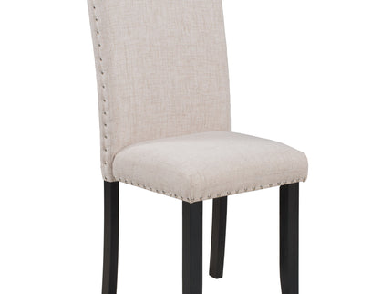 6 Piece Dining Set With V - Legs - White