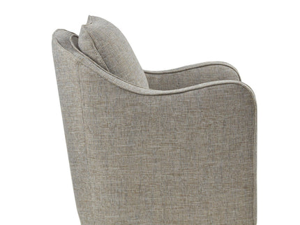 Wide Seat Arm Chair With 360 Degree Rotation