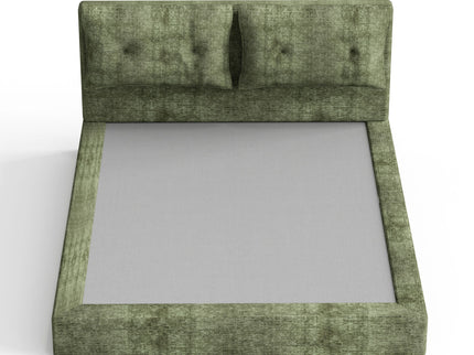 Airframe - Upholstered Bed Frame With Double Layered Upholstered Headboard