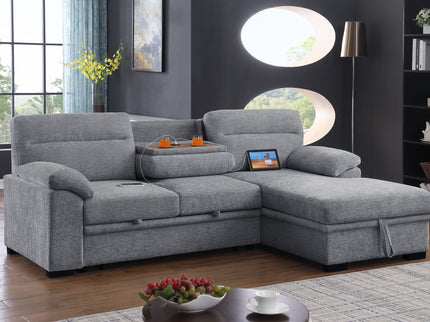 Kipling II - 92.5" Sleeper Sectional Sofa