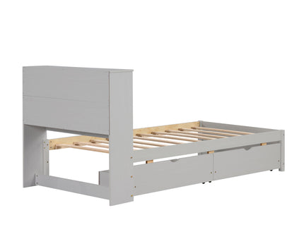 Bed Frame With Built In USB Port And 2 Drawers