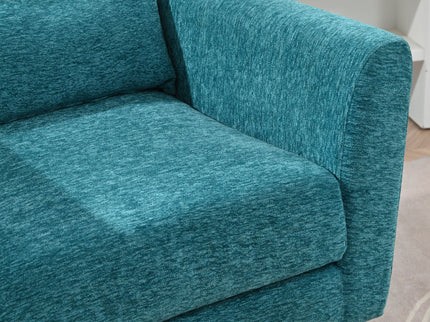 Modern Accent Chair Upholstered Foam Filled Living Room Chairs Comfy Reading Chair Mid-Century Modern Chair With Fabric Lounge Arm Chairs Armchair For Living Room Bedroom