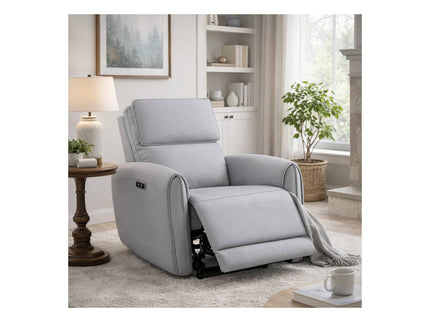 Jeromie - Power Motion Recliner With USB Port - Gray