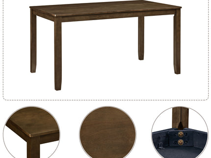 Modern Dining Table Set With Upholstered Chairs