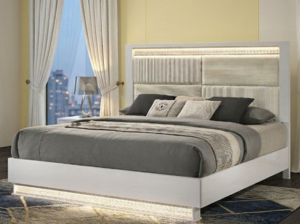 Glam - Bedroom Set With LED Headboard