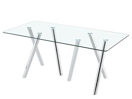 Dining Table With Transparent Surface