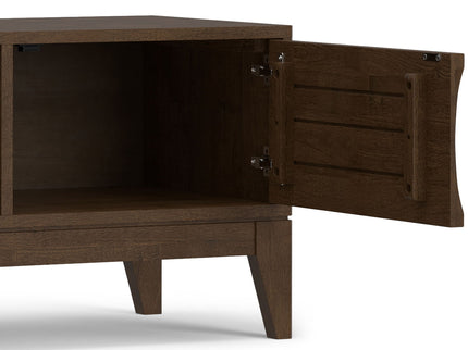 Harper - Low TV Media Stand - Walnut Brown