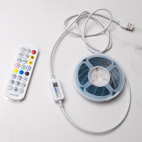 Fluted 6 Drawers Dresser, Double Dresser Chest Of Drawers, Modern Chest Of Drawers With LED, Drawer Organizer For Bedroom, Living Room, Hallway - Natural