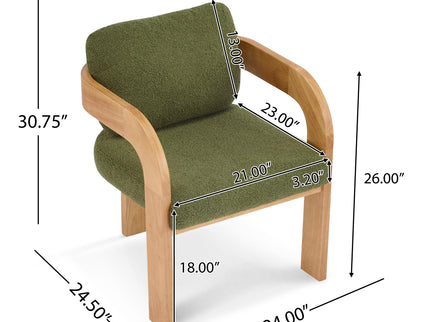 Dining Chairs With Pillow Back (Set of 2)