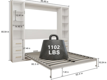Folding Vertical Murphy Wall Bed