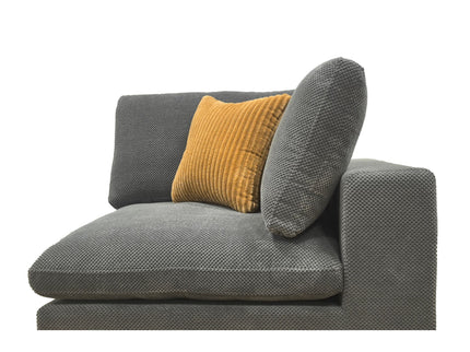 Custom Configuration Modular Sectional & Toss Pillows