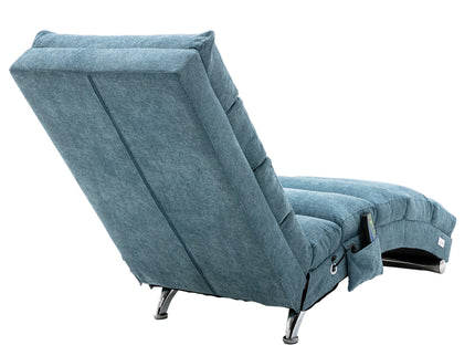 Massage Chaise Lounge Indoor With Remote Control, Ergonomic Electric Massage Lounger