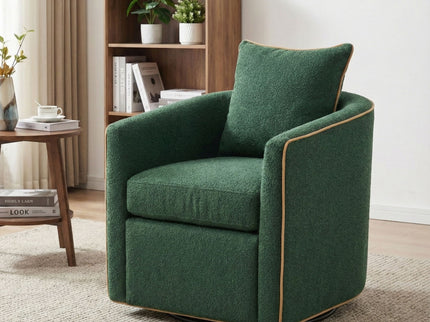 Swivel Accent Chair, Rotating Base, For Living Room