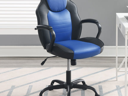 Gaming And Office Chair With Padded Arms, Adjustable Height