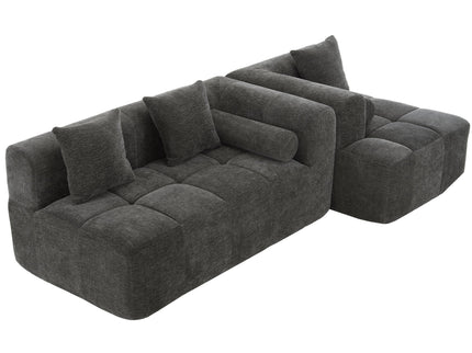 Sectional Free Combined Sofa With 2 Side Pockets