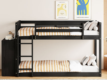 Bunk Bed With 4 Drawers And 3 Shelves