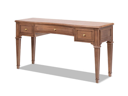 Dauphin - 3 Drawer Executive Desk - Brown