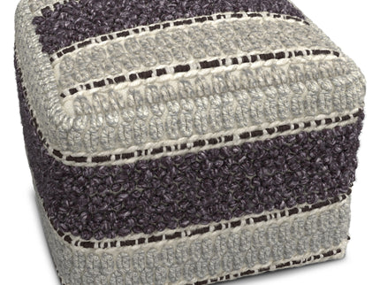 Grady - Handcrafted Square Pouf