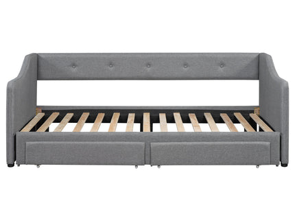 Upholstered Daybed With 2 Drawers