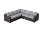Dark Brown / 5 Seater Sectional