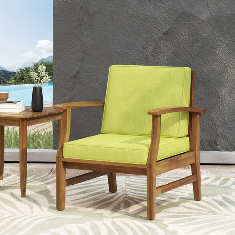 Perla - Contemporary Club Chair With Water Resistant Cushionі