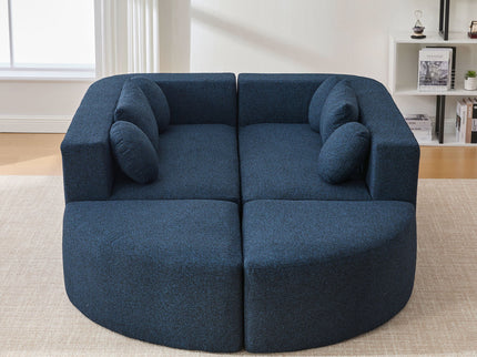 Boneless - Couch Modular Sectional Sofa With Deep Seating And Curved Design