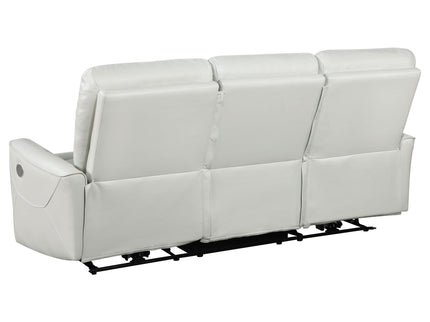 Amberly - 3 Piece Power Reclining Sofa Set - Light Gray