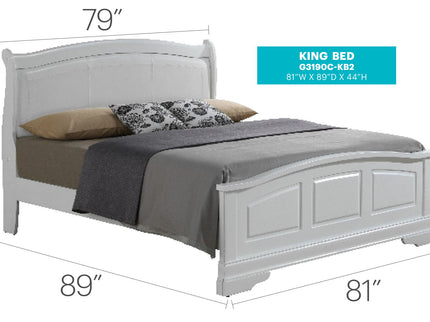 Panel Sleigh Bed Elegantly Crafted