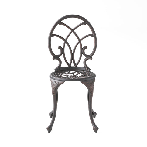 Charleston 3 Pieces Cast Bistro Set - Copper