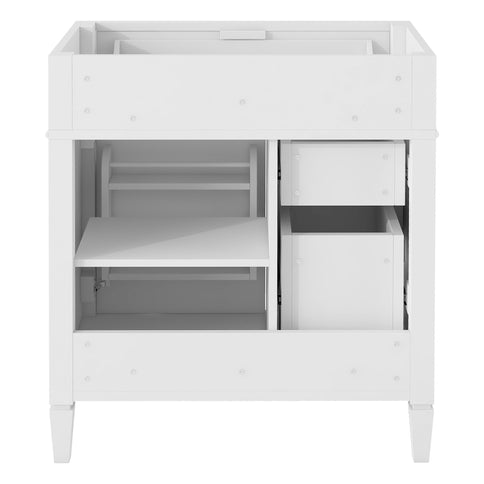 Bathroom Vanity With 2 Drawers And Tip-Out Drawer, Storage Cabinet