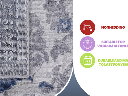 Marfi - 5' X 7' Oriental Area Rug - Blue