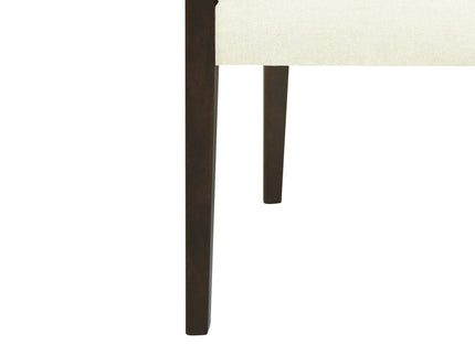 Mid Century Modern Arm Dining Chair Set With Rattan Backrest
