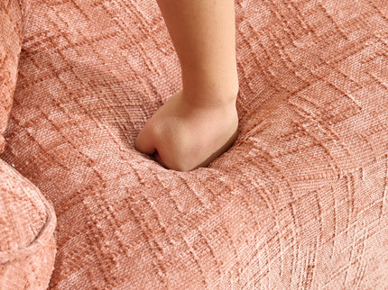 Curved Compressed Sofa, Nordic-Style Design For Living Room