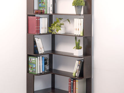 L-Shaped Corner Bookshelf