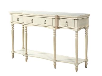 Retro Console Table With 3 Soft Close Drawers