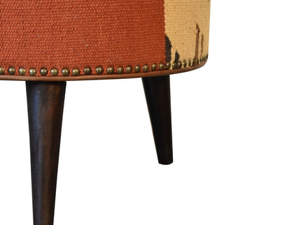 Footstool - Brown