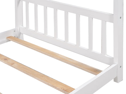 House Platform Bed With Headboard And Footboard, Roof Design