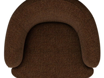 Swivel Accent Chair With Sculptural Base