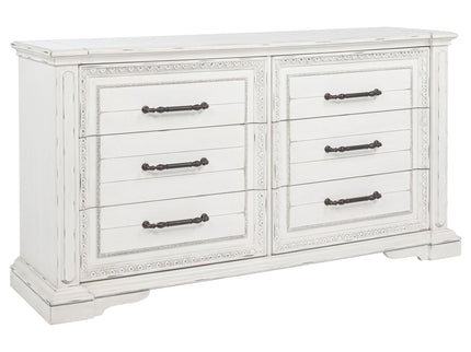 Bedroom Set With LED Lighting And Carved Moldings