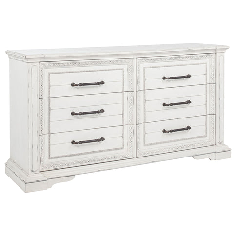 Bedroom Set With LED Lighting And Carved Moldings