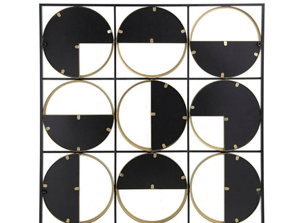 Eclectic Styling Metal Beaded Wall Mirror With Contemporary Design For Bedroom, Liveroom & Entryway