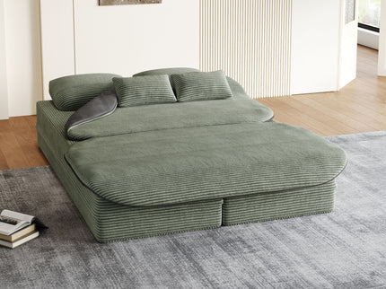 2 In 1 Foldable Sofa Bed With Multi Functional Blanket