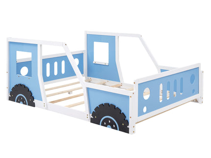 Classic Car Shaped Platform Bed With Wheels
