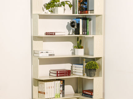 L-Shaped Corner Bookshelf
