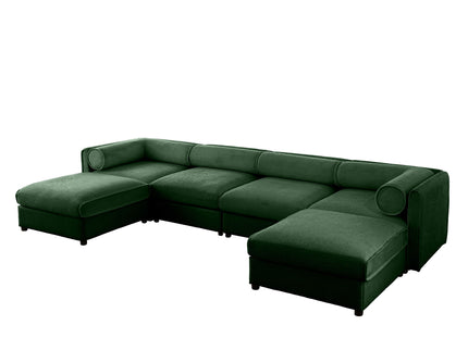 Contemporary Elegant Sofa With Storage And Ottoman