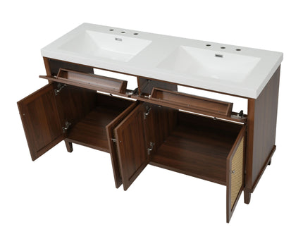 Bathroom Vanity With Double Sink, Large Storage Space