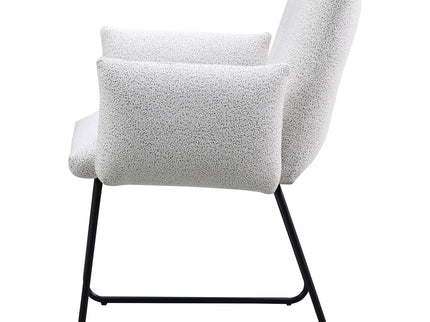 Donica - Upholstered Dining Arm Chair (Set of 2) - Light Gray