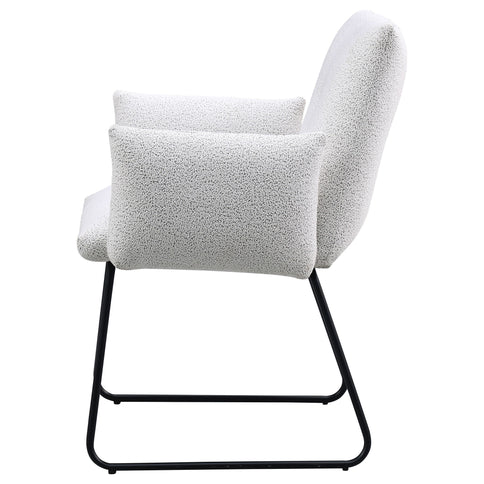 Donica - Upholstered Dining Arm Chair (Set of 2) - Light Gray