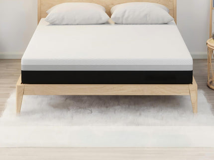 12'' Queen Size Hybrid Mattress, Cooling Memory Foam & Pocket Springs Medium Firm - White