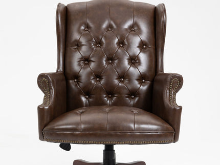 Executive Office Chair, High Back Reclining Comfortable Desk Chair With Smooth Glide Caster Wheels